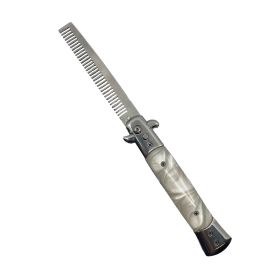 4" Stiletto Automatic Comb Knife