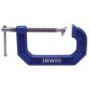 Irwin Quick-Grip 5 in. x 3-1/4 in. D Steel Adjustable C-Clamp 900 lb. capacity Blue 1 pc.