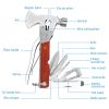 Outdoor Survival Multitool 7in Folding Multifunctional Axe Hammer Plier Knife Tool Camping