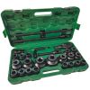 3/4" Drive Impact Socket Set, 26 Piece Cr-V Chrome Vanadium Steel Standard Metric Sizes(21-50mmm), 6-Point Sockets, with a Storage Cage