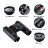 Binoculars 30x60 Zoom Travel Compact Folding Telescope Hunting Day Night Outdoor Small Pocket Binoculars Compact Adults, Mini Kids Binoculars Boys For