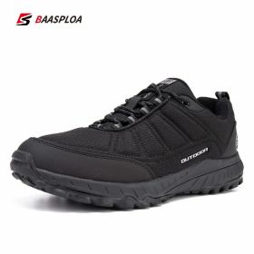 Men's Hiking Shoes Waterproof Outdoor Sneaker Travel Shoes Fashion Non-Slip Wear-Resistant Sneakers Climbing Shoes Baasploa (Color: 113201-HE, size: 42)