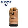 BONA 2022 New Designers Action Leather Winter Super Warm Snow Boots Men Outdoor Work Casual Shoes Man Plush Ankle Boots Comfy