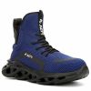 JIEFU Work Safety Boots Breathable Lightweight Reliable Durable Steel Toe Industrial Construction Shoes