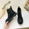 Winter Autumn Women Ankle Boots Leather Platform Boots For Women Designer Luxury Boots Women Non-slip Western Boots Botas Mujer