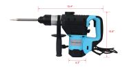 Rotary Hammer 1100W(Red + Black) 1-1/2" SDS Plus Rotary Hammer Drill 3 Functions